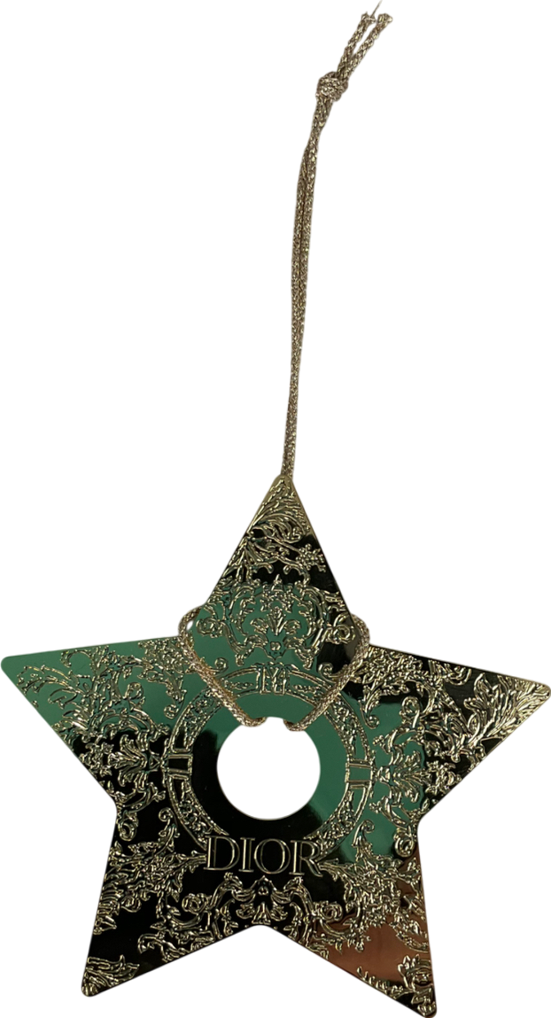 Dior ltd.Edition Metallic Star Tree Ornament One Size