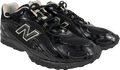 New Balance Black 204l Paneled Patent-leather And Mesh Trainer UK 7.5 EU 41.5