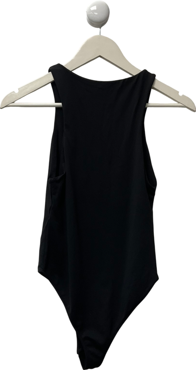 ZARA Black Halter Neck Bodysuit UK S