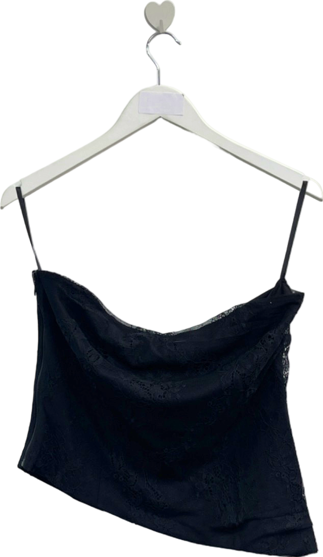 Michelle Keegan Black Lace Top UK 14