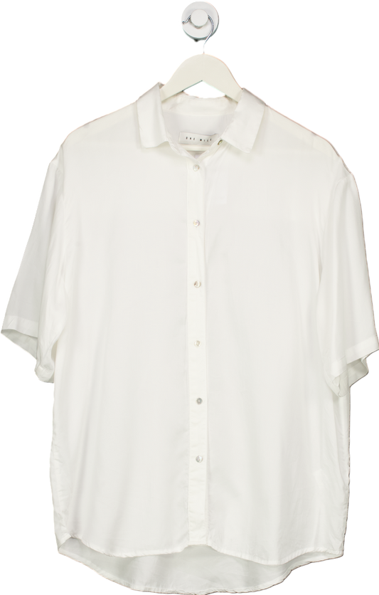 One Mile White Relaxed Shirt UK M