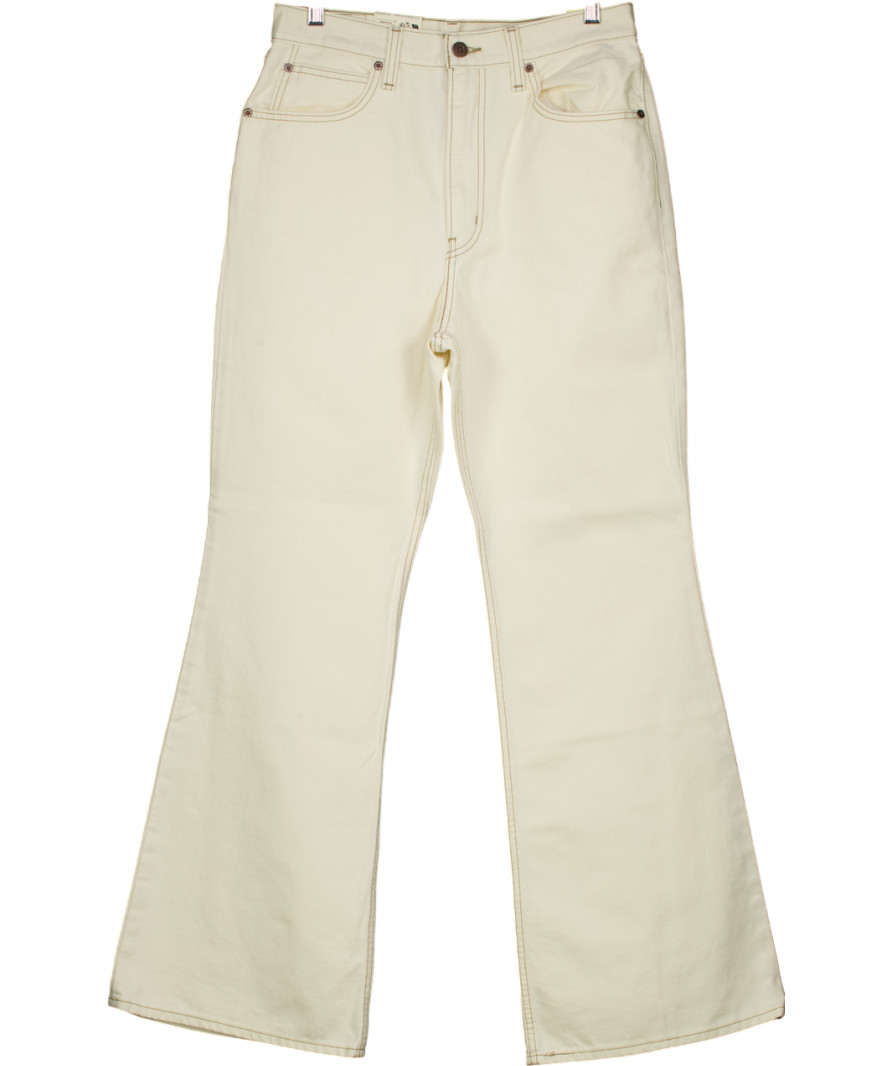Levi's Cream 70's High Flare Jeans - L32 W30