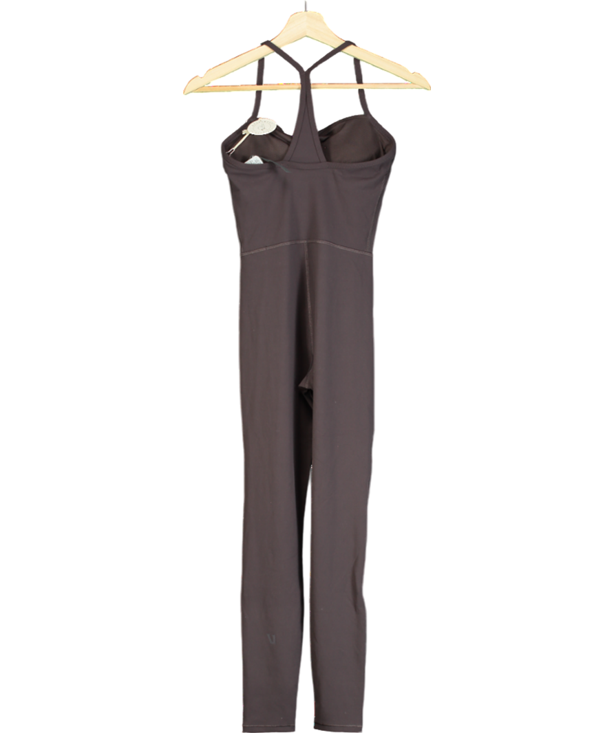 Vuori Brown Bondi Jumpsuit - Sangria UK XS