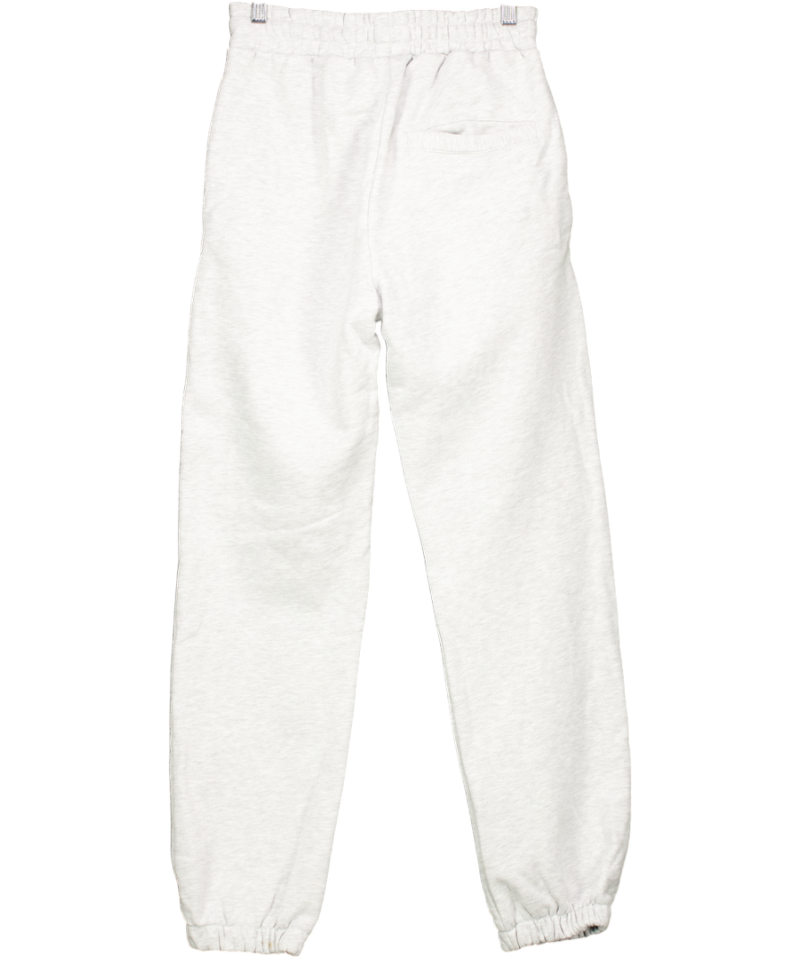 Annie hood Grey Cuffed Joggers With Printed Logo UK S