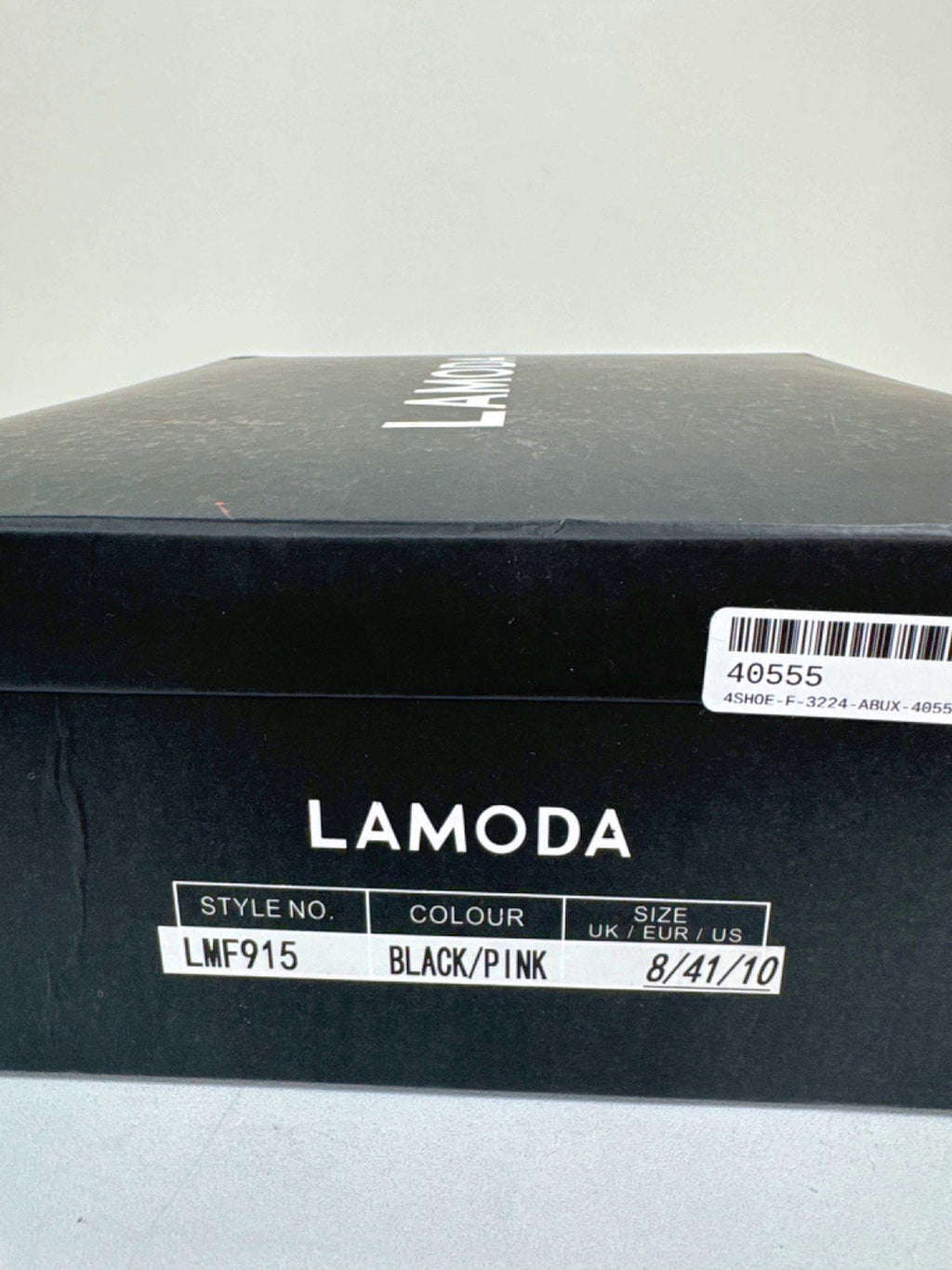 La MODA Black/Pink Heart Detail Platform Boots EU 41 UK 8