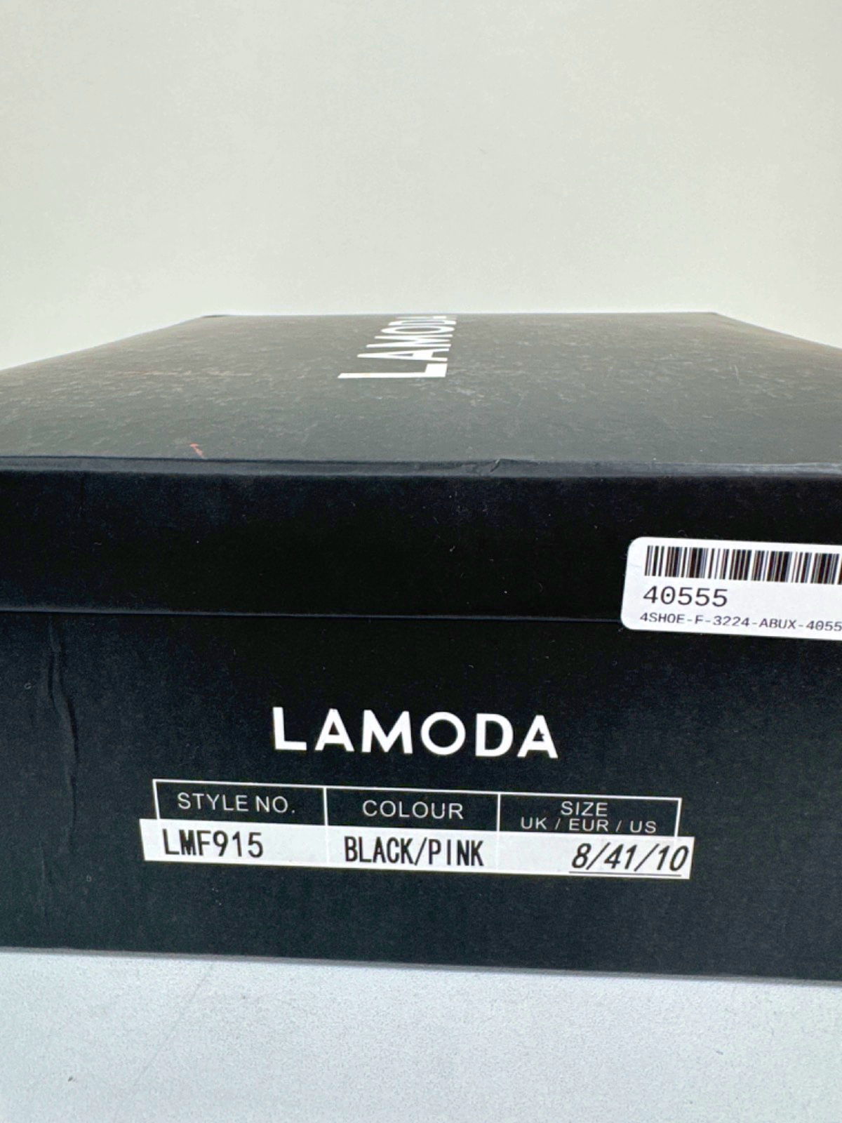 La MODA Black/Pink Heart Detail Platform Boots EU 41 UK 8