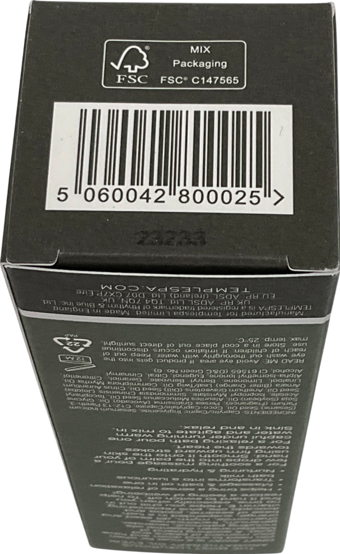 templespa Bath & Body Massage Oil 100ml