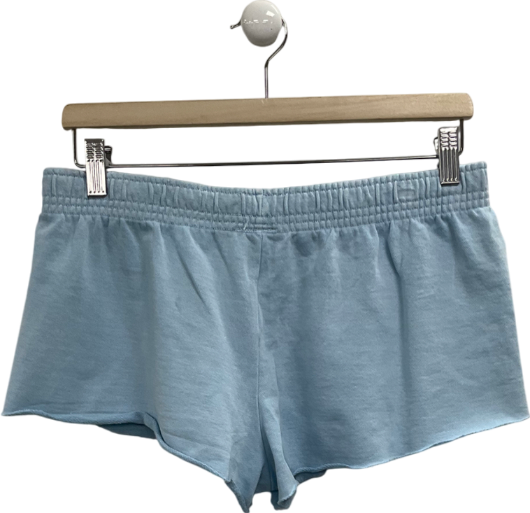 iets Frans Blue Ultra Mini Shorts UK M