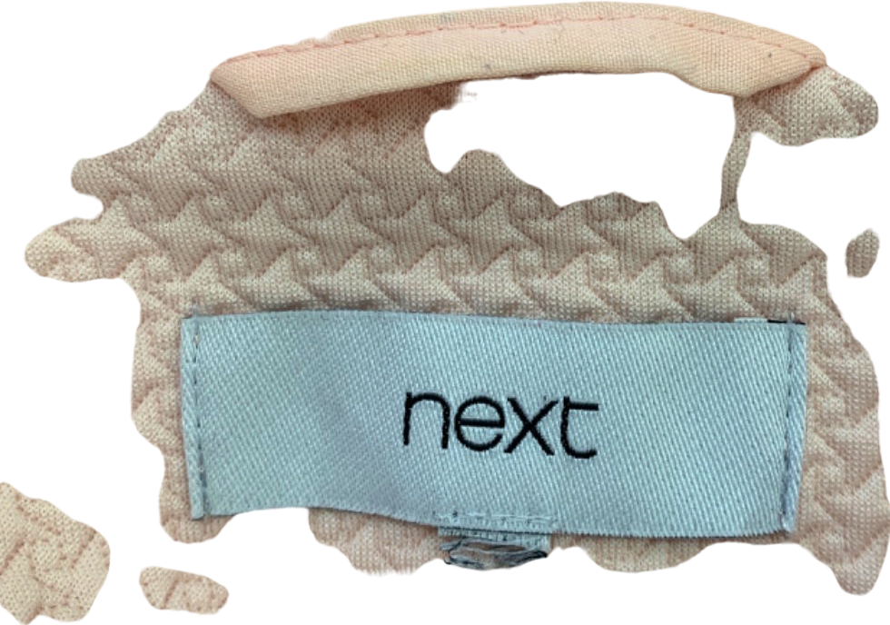 Next Pink Textured Blazer UK 14