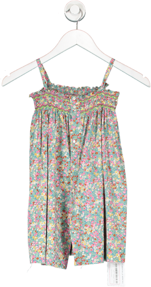 Bonpoint Multicoloured Smoked Floral Dress 4 Years