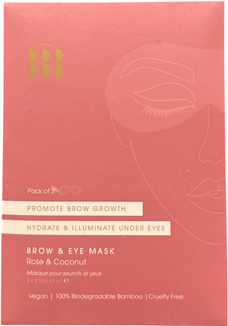 Brow Bar Brow & Eye Mask 3x8.5g