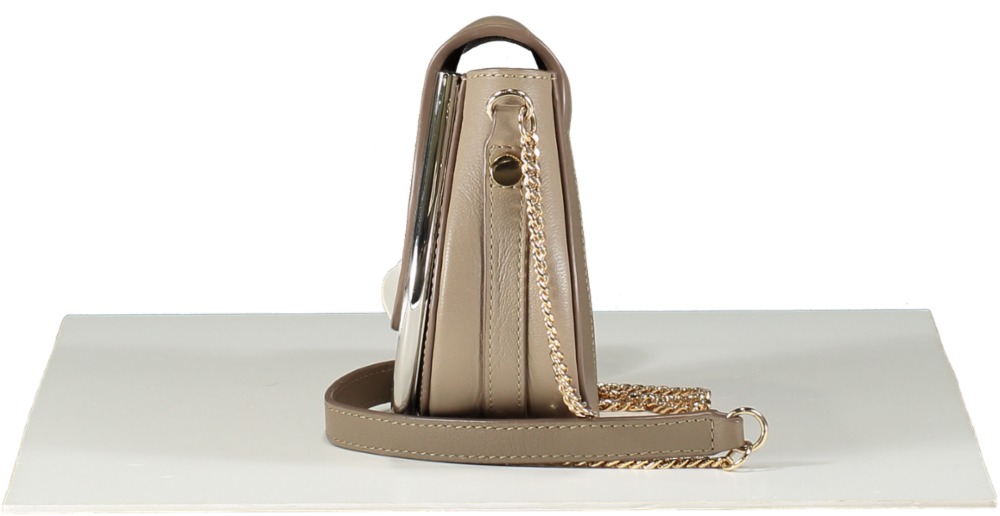 See by Chloé Beige Mara Evening Bag Motty Grey