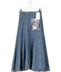 Urban Revivo Denim Skirt Iight Blue UK XXS