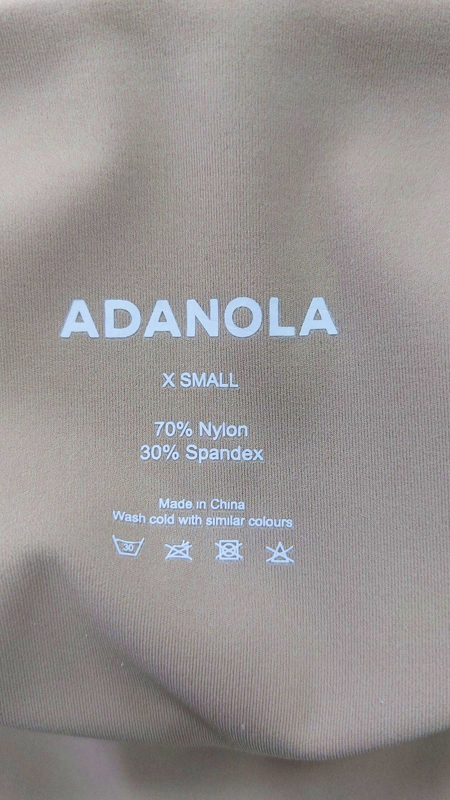 Adanola Beige Cycling Shorts UK XS