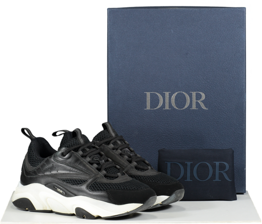 Dior Black B22 Black / White Trainers UK 6.5 EU 40.5 👞
