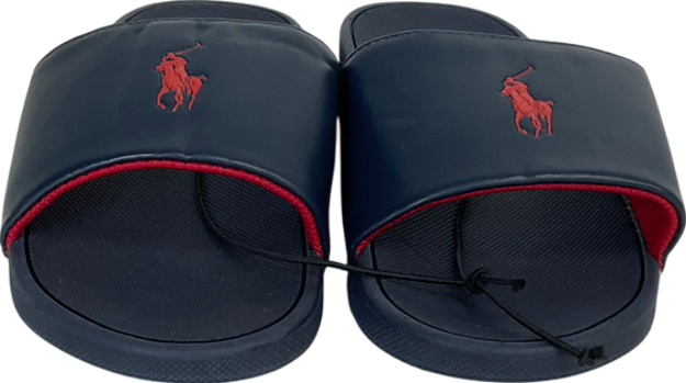 Polo Ralph Lauren Blue Signature Pony Slidder UK 4.5 EU 37.5 👠