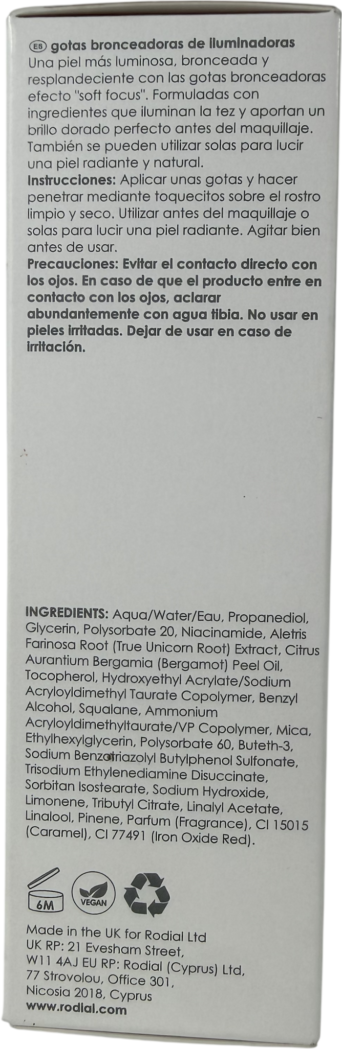 Rodial Bronzing Glow Drops 31ml