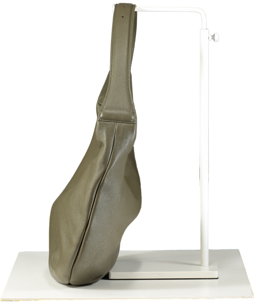 Arket Green Mid Size Curved Shoulder Bag