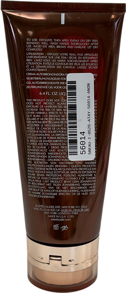 Estee Lauder Bronze Goddess Self-tan Gelee For Face And Body 190ml