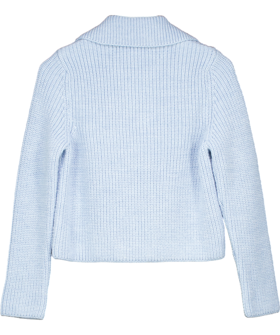 River Island Blue Knitted Cardigan UK XS