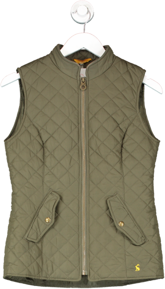 joules Green Quilted Gilet UK 8