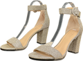Jones shoemaker Metallic Two Tone Block Heeled Sandal UK 5 EU 38 👠