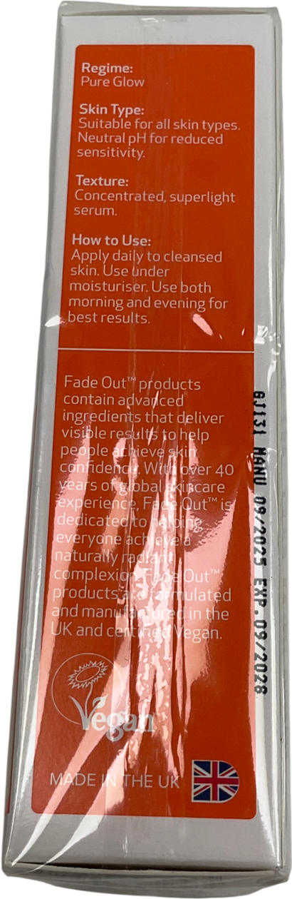 FADEOUT Pure Glow Concentrated Brightening Serum 30ml
