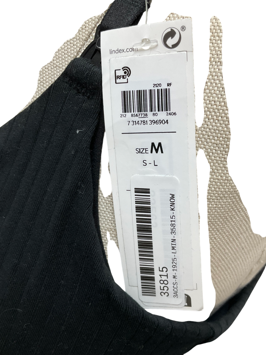 LINDEX Black Mom Nursing Bra UK M