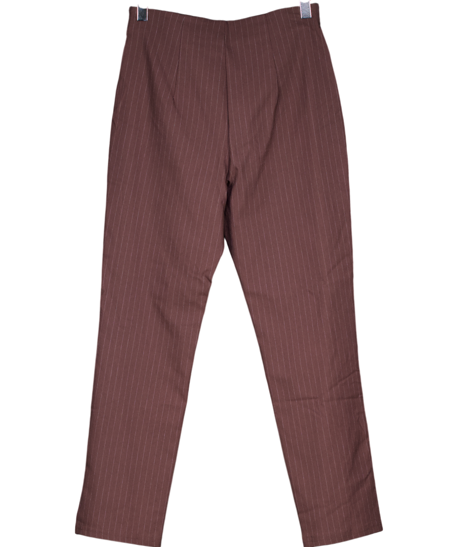 River Island City Fresh Brown Trousers UK 8