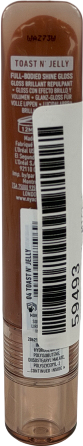 NYX Jelly Job Full Bodied Shine Gloss Toast N Jelly 7.5ml