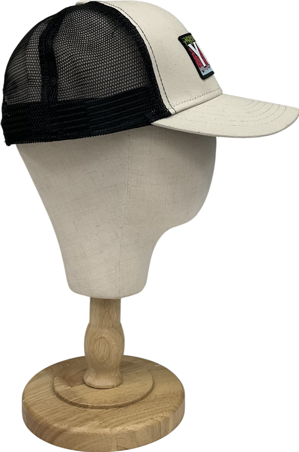 YETI Cream Yeti Bass Badge Mid Pro Trucker Cap One Size