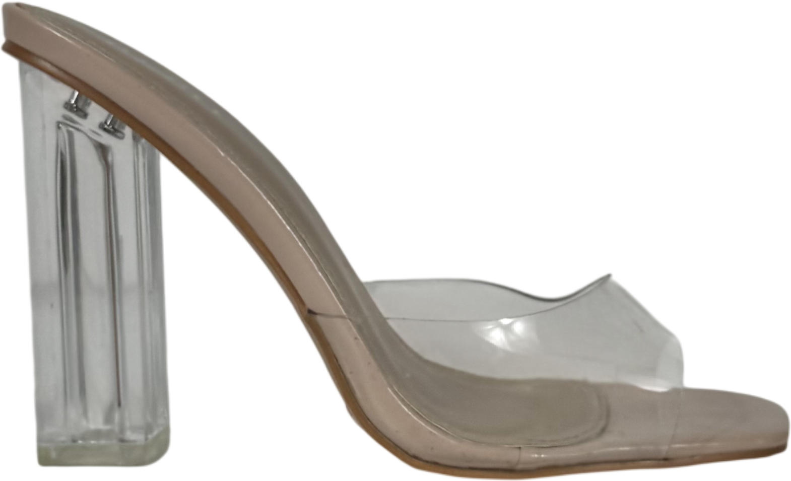Nude Wide Fit Sparra Barely Bebo Barely There Heeled Sandals UK 6 EU 39 👠