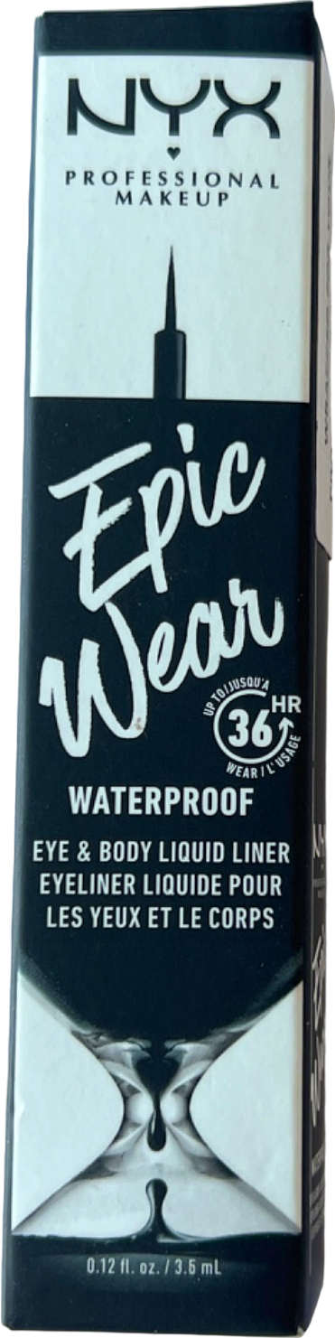 NYX Professional Makeup Epic Wear Waterproof Eye & Body Liquid Liner Black 3.5ml