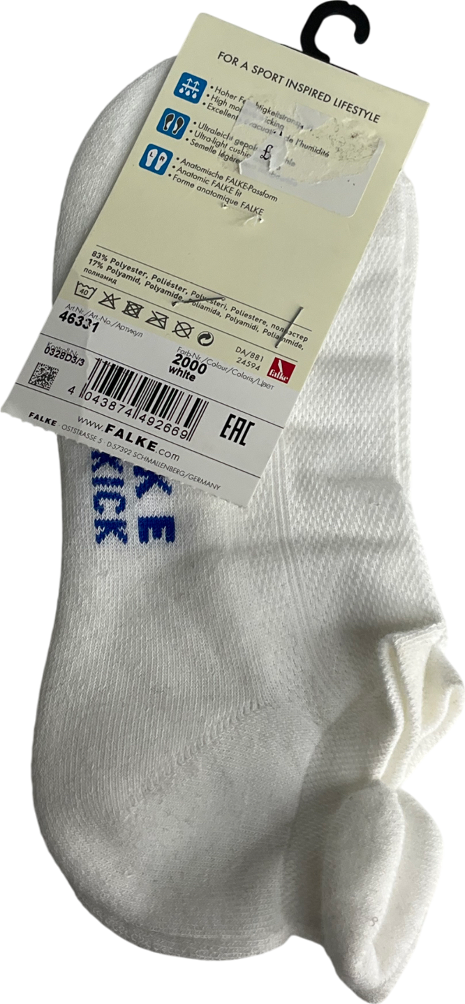 Falke White Cool Kick Sock UK 5 EU 38 👠