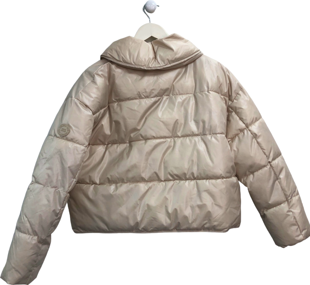 Pepe Jeans Beige Puffer Jacket UK M