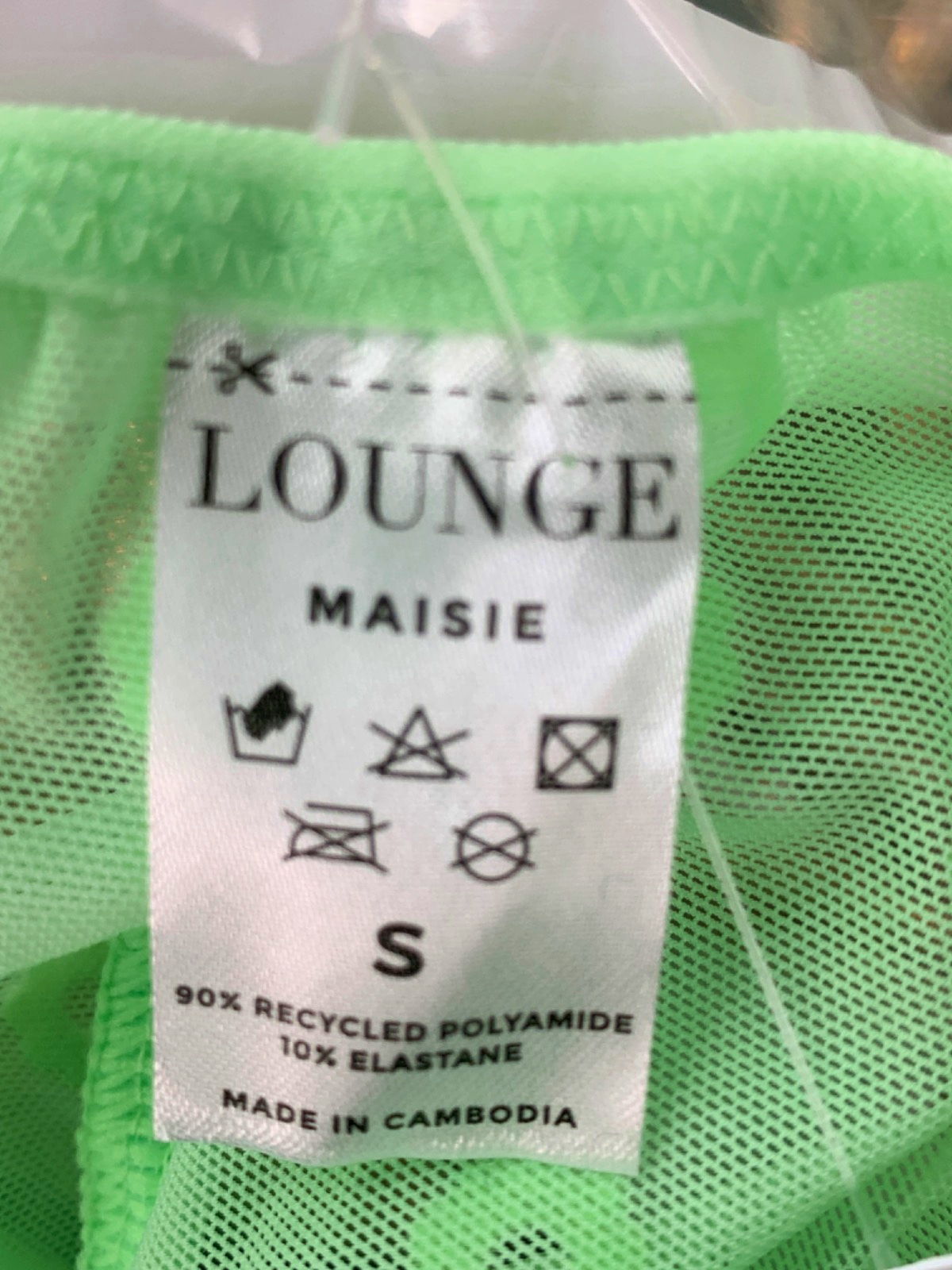 Lounge Green Maisie Briefs UK S