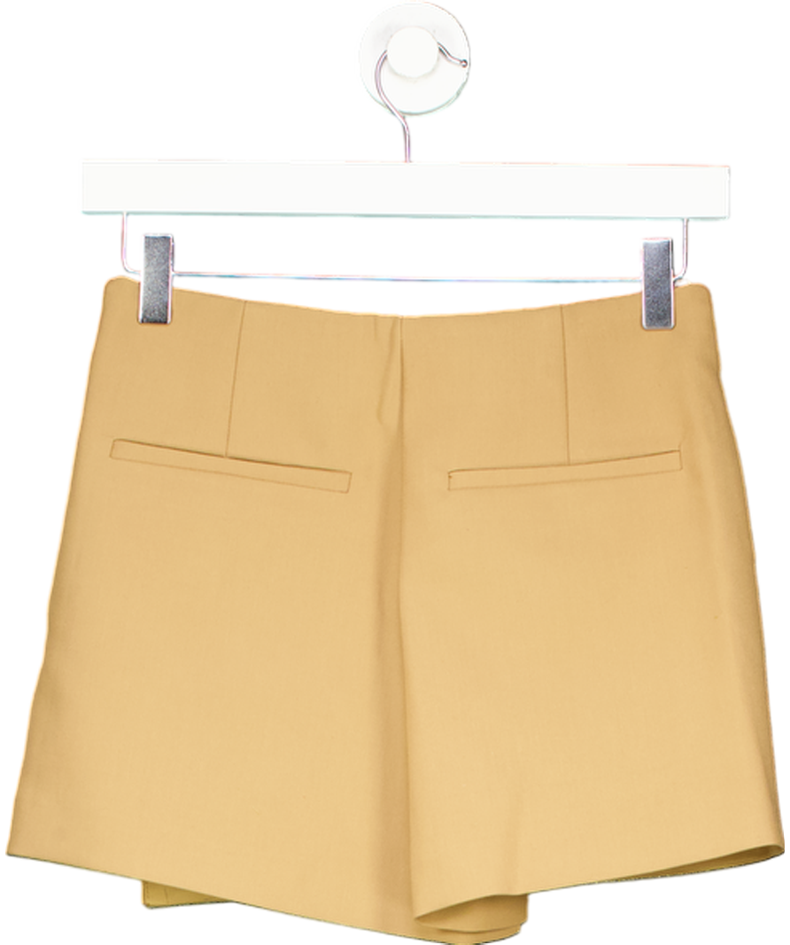 ZARA Beige Camel High Waist Skort UK XS