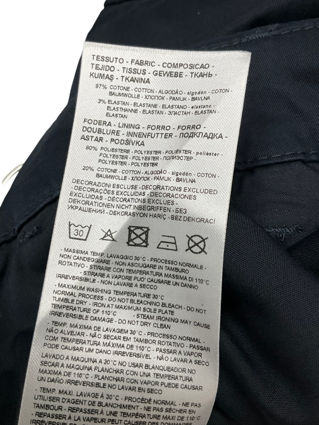 Armani Exchange Blue Bermuda Shorts W30