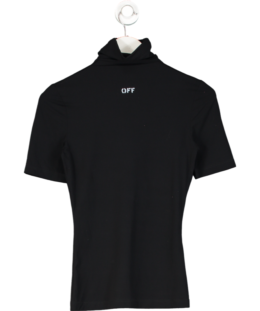 Off-White Black Off Stamp Second Skin T-shirt UK XS