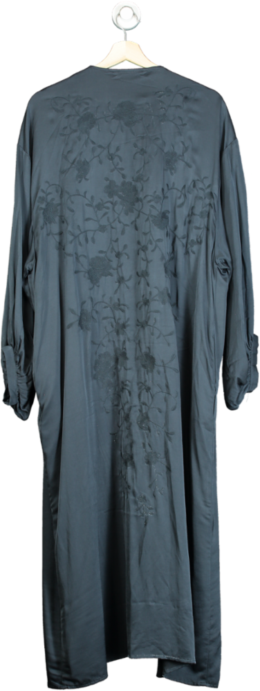 Zara Blue Embroidered Kimono UK XS/S