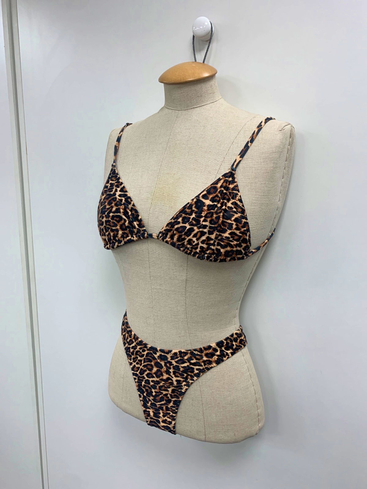 Loleia Leopard Print Bikini Set UK S/XS