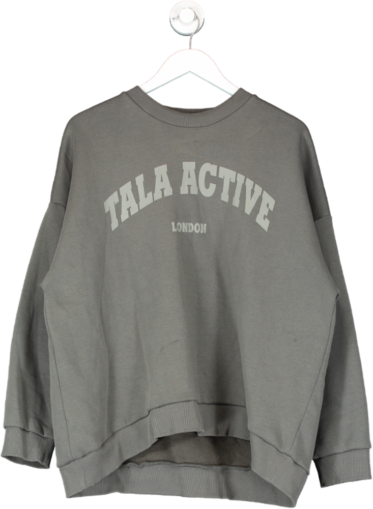 T/ALA Grey Oversized Club Sweatshirt UK XL