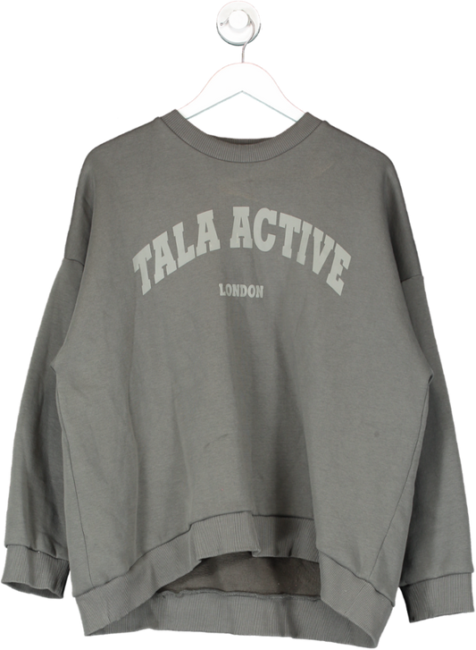 T/ALA Grey Oversized Club Sweatshirt UK XL