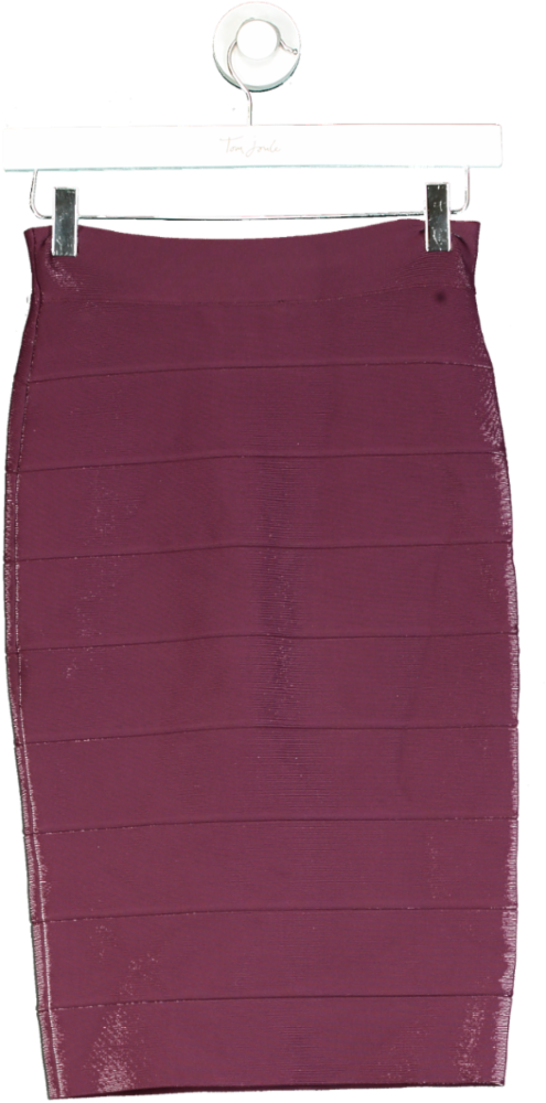 BCBGMAXAZRIA Purple Bandage Skirt XS