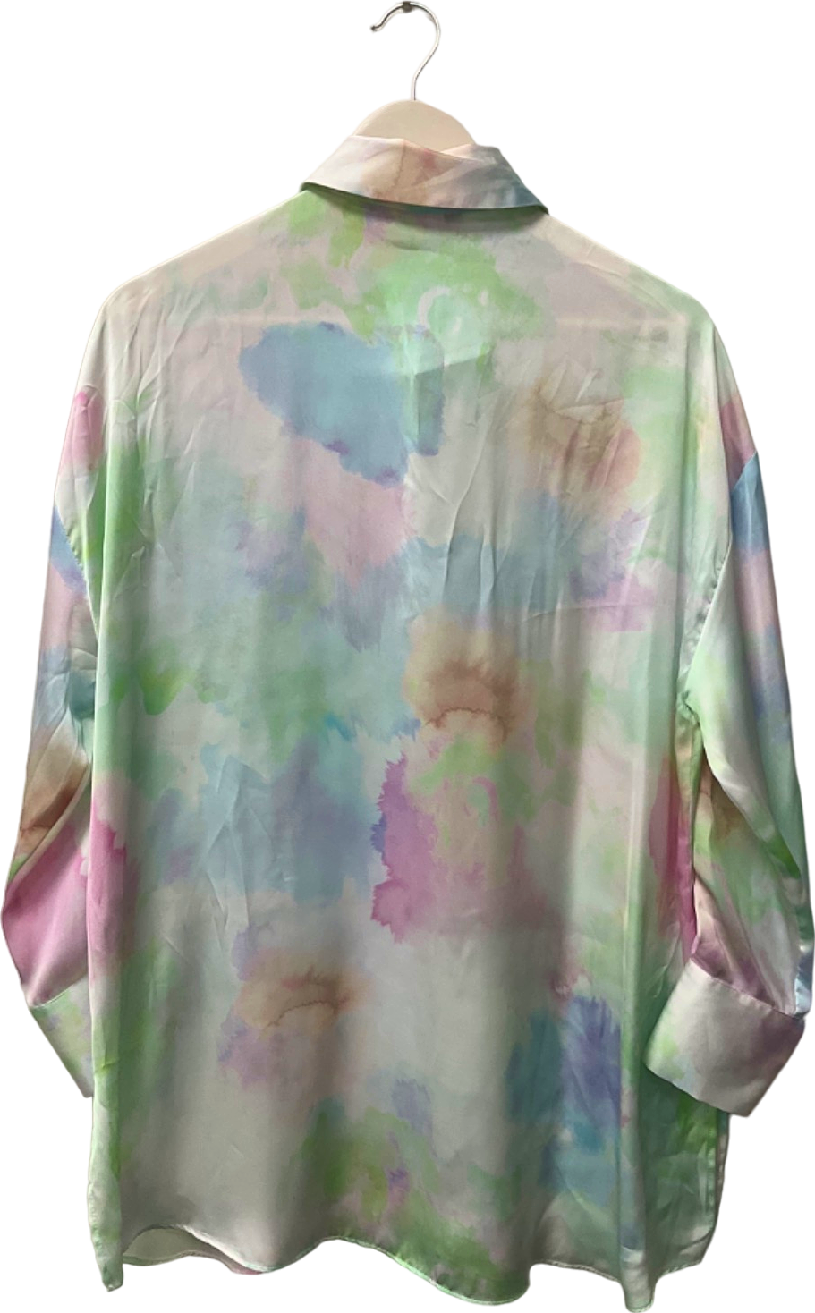 ZARA Multicolour Watercolour Print Shirt UK 8