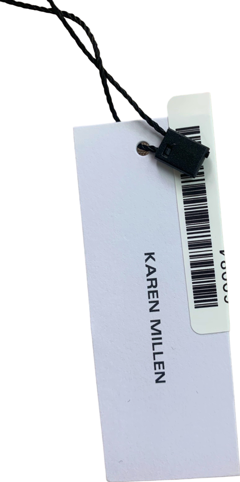 Karen Millen Stone Figure Form Bandage Cropped Button-Up Knit Jacket XS