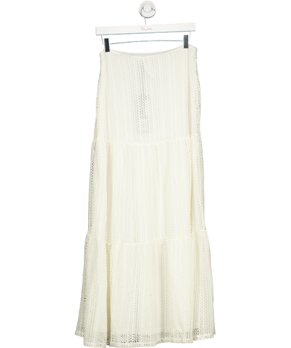 White Fox White Back To Summer Maxi Skirt UK M