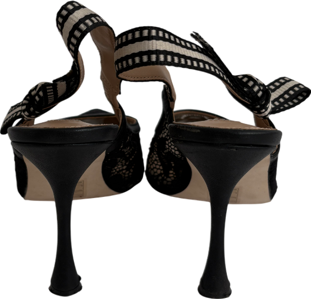 STEVE MADDEN Black Bri Lace Pumps UK 6