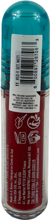 NYX Lip Iv Hydrating Gloss Stain 11 Red Y Set Wet 5ml