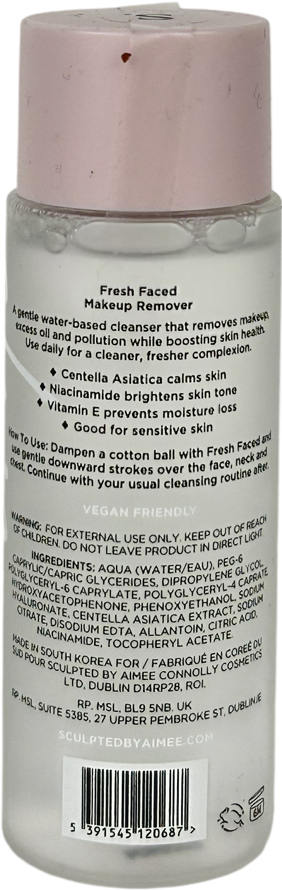 Sculpted by Aimee Fresh Faced Makeup Remover 50ml